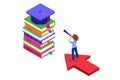 Isometric education graduate achievements