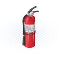 Isometric Extinguisher a Safety Equipment