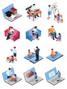 Isometric Family Homeschooling Set