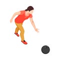 Isometric Bowling Player