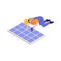 Isometric Fitter Illustration