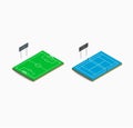 Isometric football field