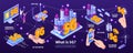 Isometric 5G Internet Infographics