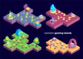 Isometric Gaming Maps Set