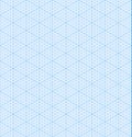 Isometric graph paper background. Seamless pattern. Vector illustration