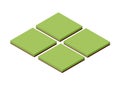 Isometric grass land texture icon. Field landscape garden green vector