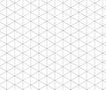 Isometric grid gray. Template for your design.