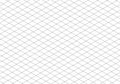 Isometric grid line guide pattern. 3d perspective paper background. Notebook sheet blank. Royalty Free Stock Photo