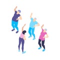 Isometric Group Aerobics Composition