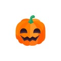 Halloween Pumpkin Isometric Composition Royalty Free Stock Photo