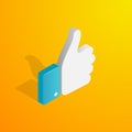 Isometric hand like icon