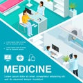 Isometric Healthcare Colorful Concept