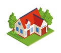 Isometric House Icon