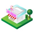 Isometric Ice Cream Parlour