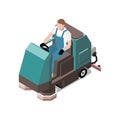 Isometric Cleaner Icon