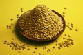 Isometric icon illustrating the essence of hemp seeds in detail Royalty Free Stock Photo