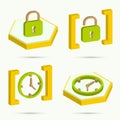 Isometric icons