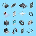 Isometric Icons Set Of Gadgets Royalty Free Stock Photo
