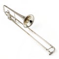 Isometric Trombone Isolated on White Background Royalty Free Stock Photo