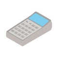 Isometric image of a calculator.