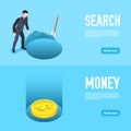 Money search 12 Royalty Free Stock Photo