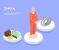 Isometric Justice Guilty Background