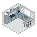 Isometric Kitchen Design Royalty Free Stock Photo