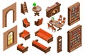 Isometric Library Set