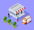 Isometric loader worker