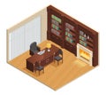 Isometric Luxury Interior