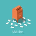 Isometric mail box