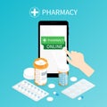 Isometric Medicine Pills Bottle,online Pharmacy
