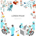 Isometric Medicine Template