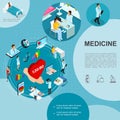 Isometric Medicine Template