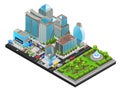 Isometric Modern Cityscape Template