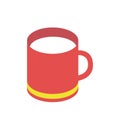 Isometric mug. Vector illustration decorative design Royalty Free Stock Photo