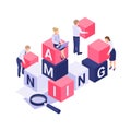 Isometric Naming Icon