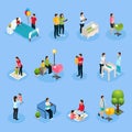 Isometric Newborn Elements Set