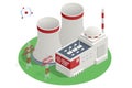 Isometric Nuclear Power Plants are a type of power plant that use the process of nuclear fission in order to generate