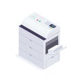 Isometric office copier.