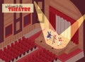 Isometric Opera Theatre Illustration