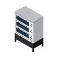 Isometric Oven Icon