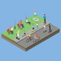 Isometric park activity