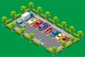 Isometric Parking Zone Concept