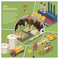 Isometric Petroleum Industry Composition