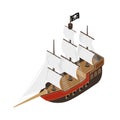 Isometric Pirate Ship