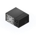 Isometric Power Supply Vector Illustration