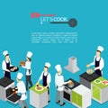 Isometric Professional Cooking Template