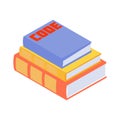 Isometric Programmers Books Composition