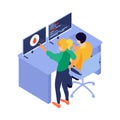 Isometric Programmers Bug Composition